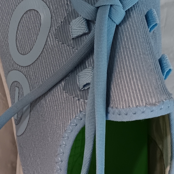 Women's OOFOS Sky Blue Sneakers - Picture 3 of 5